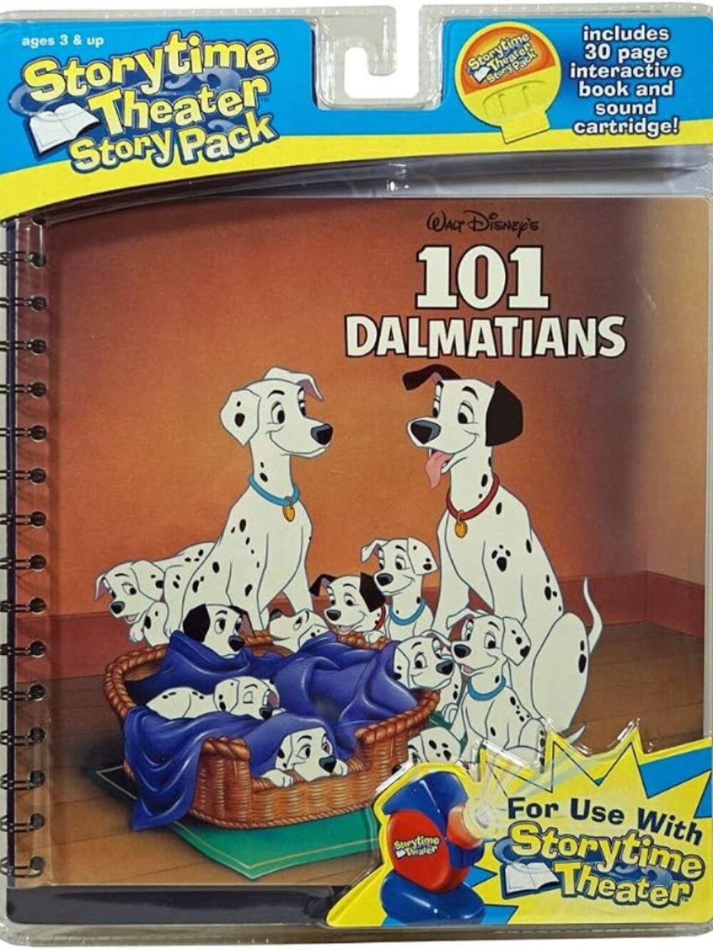 NEW 101 Dalmatians Storytime Theater 4.5" Cartridge